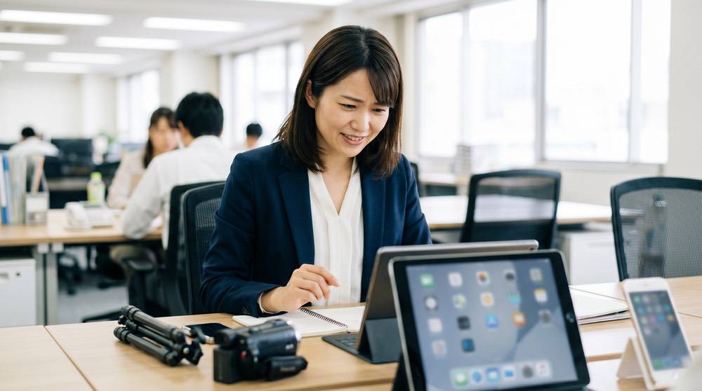 会社の魅力をうまく言葉にできない - スマホを見て困る担当者